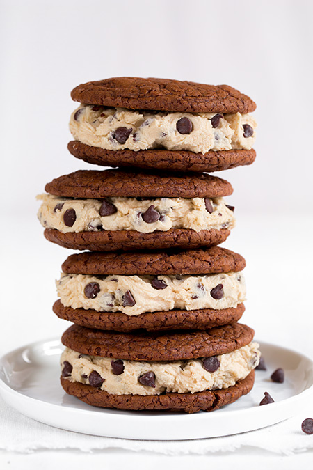 Galletas de brownie con trocitos de chocolate - Brownie cookies