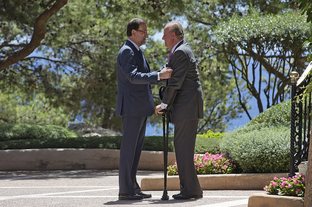 Rey Juan Carlos Con Mariano Rajoy